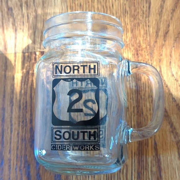 North South Cider Works Mason Jar Drinking Glass 12 oz - Picture 6 of 6